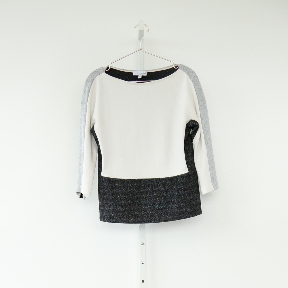 Narcisco Rodriguez Contrast Knit Top